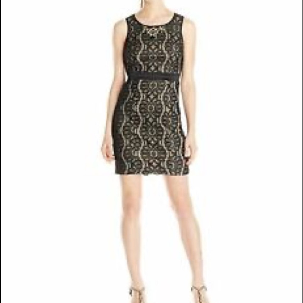 XOXO black lace dress